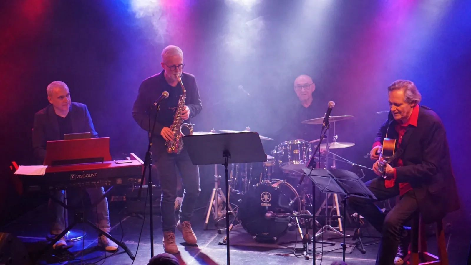 City Nights Quartet mit Ulli Jünemann, Jean-Yves Jung, Jeanfrançois Prins und Bruno Castellucci live im CC La Posterie in Courcelles
