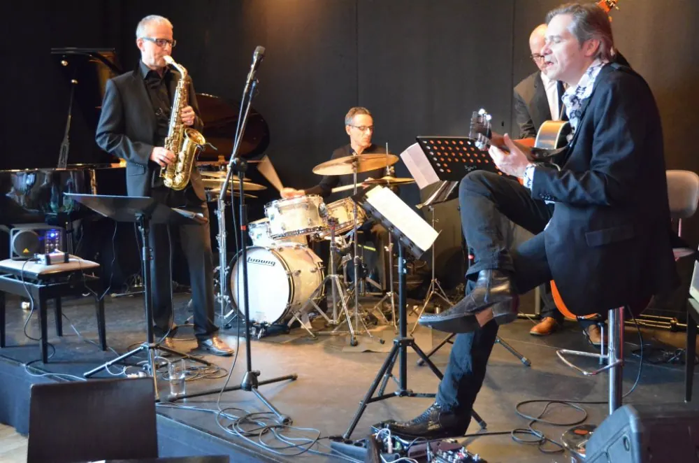 Jazzpreis 2014 – Ulli Jünemann mit Drummer Drori Mondlak