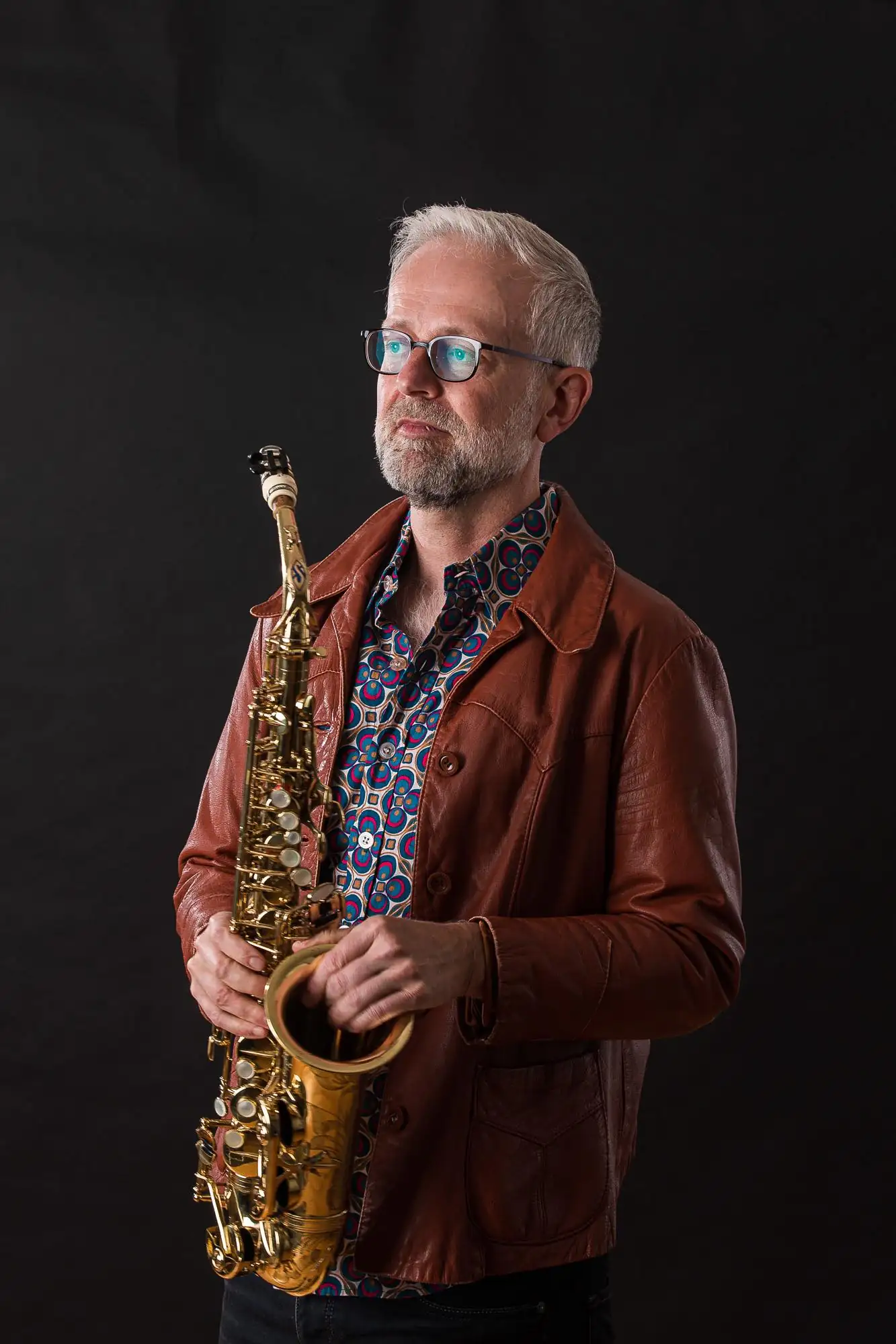 Offizielles Portrait Saxophonist Ulli Jünemann – Pressefoto für Veranstalter